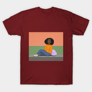 children's illustration of a girl T-Shirt